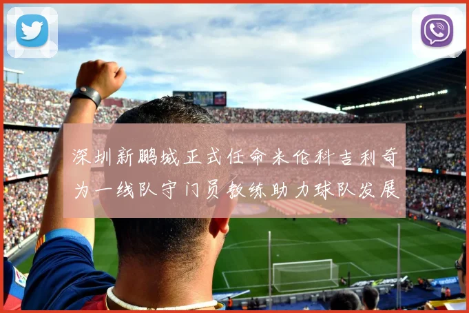 深圳新鹏城正式任命米伦科吉利奇为一线队守门员教练助力球队发展
